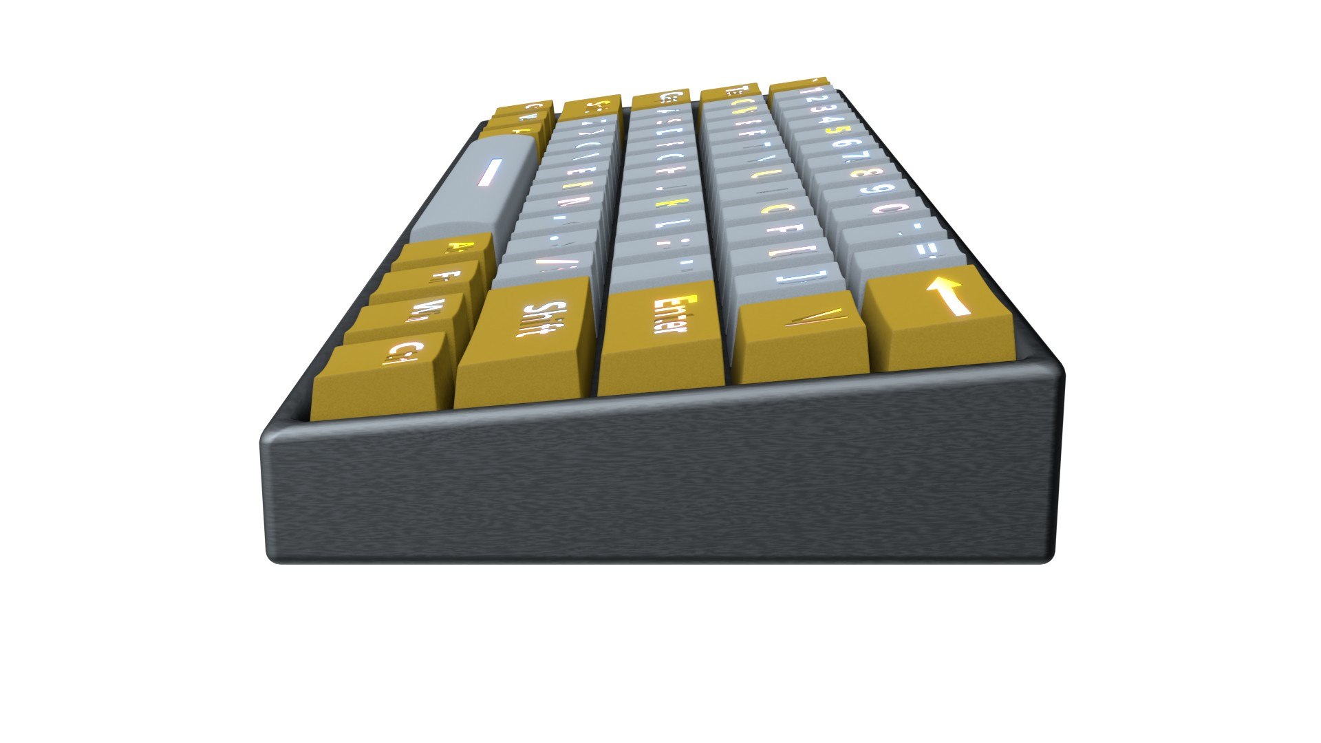 Pack Of Detailed High Poly Gaming Keyboards 3D Model TurboSquid 2059492