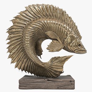 Fish figurine model