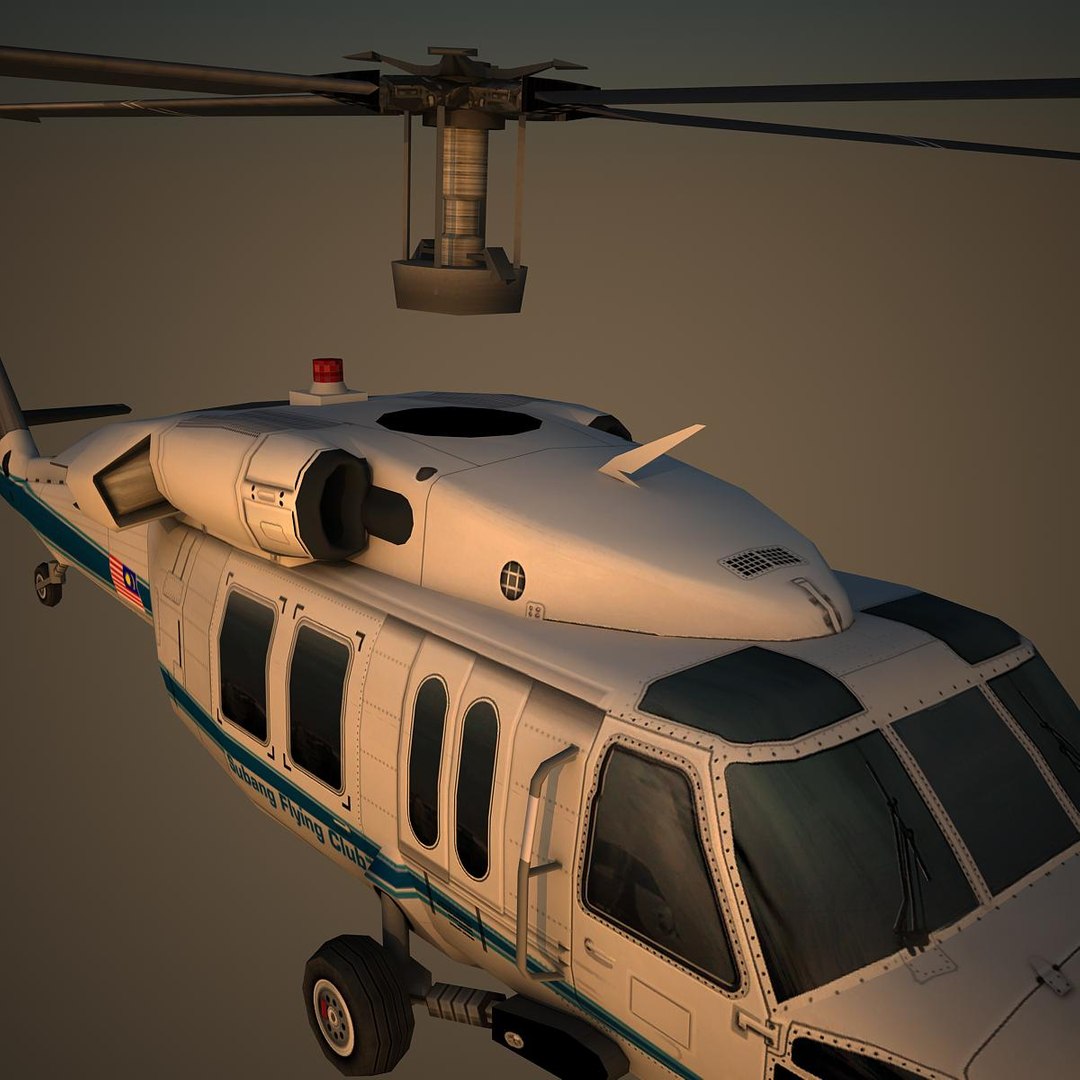 Sikorsky Vip Helicopter 3d Max