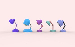 desk lamp 3D model 3D