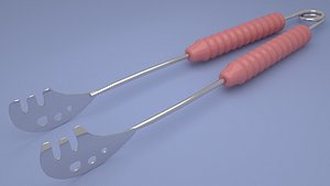 3d tongs model