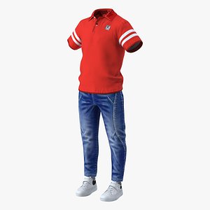 casual clothes 3D model