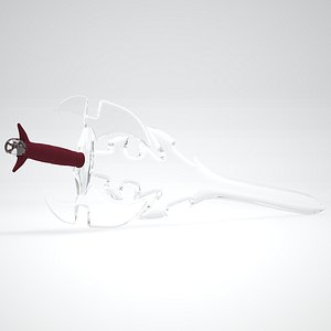3D Sword of Darkness Frosted