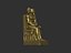 3D model Pharaoh statue