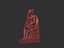 3D model Pharaoh statue
