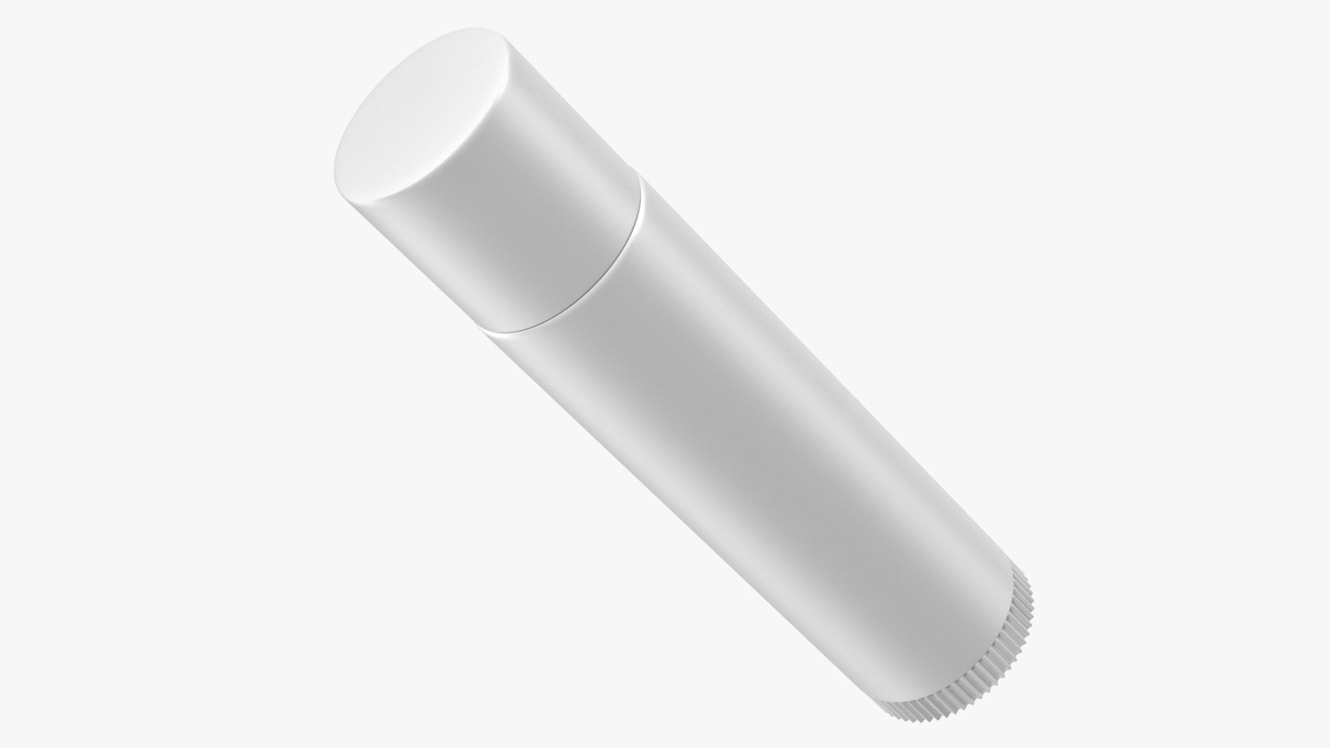 Lip Balm White 3D model preview