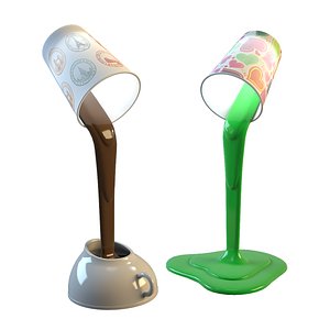 creative desk lamp 3d model