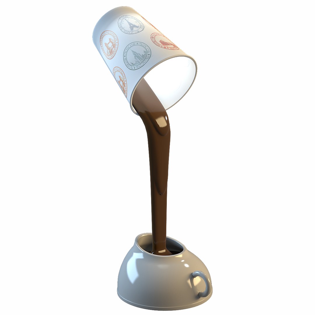 Creative Desk Lamp 3d Model