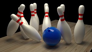 Pins and Bowl (Bowling Alley)