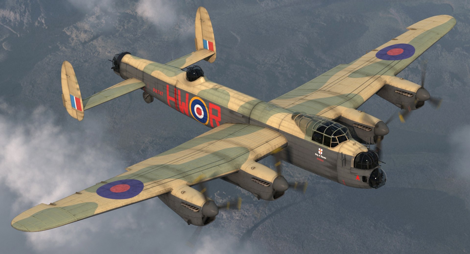 Avro Lancaster 'Heavy Bomber' 3D Metal Model Kit Puzzle – Winston