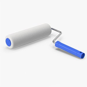 Blue Paint Roller