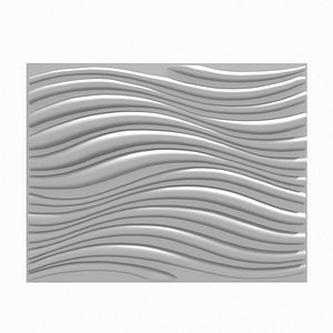 cocktail wave wall panel model