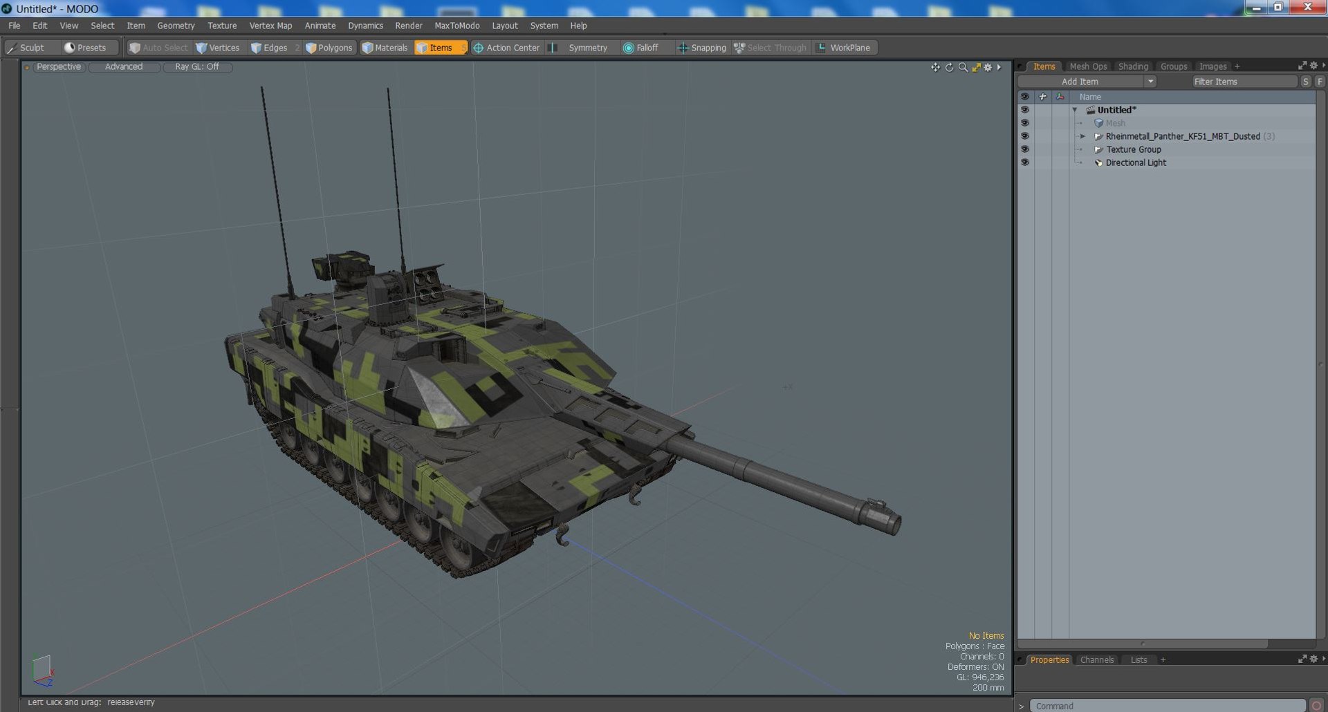 Rheinmetall Panther KF51 MBT Dusted Model - TurboSquid 2203757