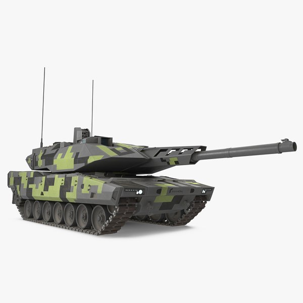 Modello 3D Rheinmetall Panther KF51 MBT spolverato - TurboSquid 2203757