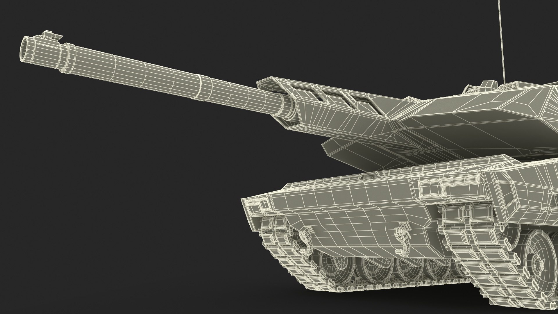 Rheinmetall Panther KF51 MBT Dusted Model - TurboSquid 2203757