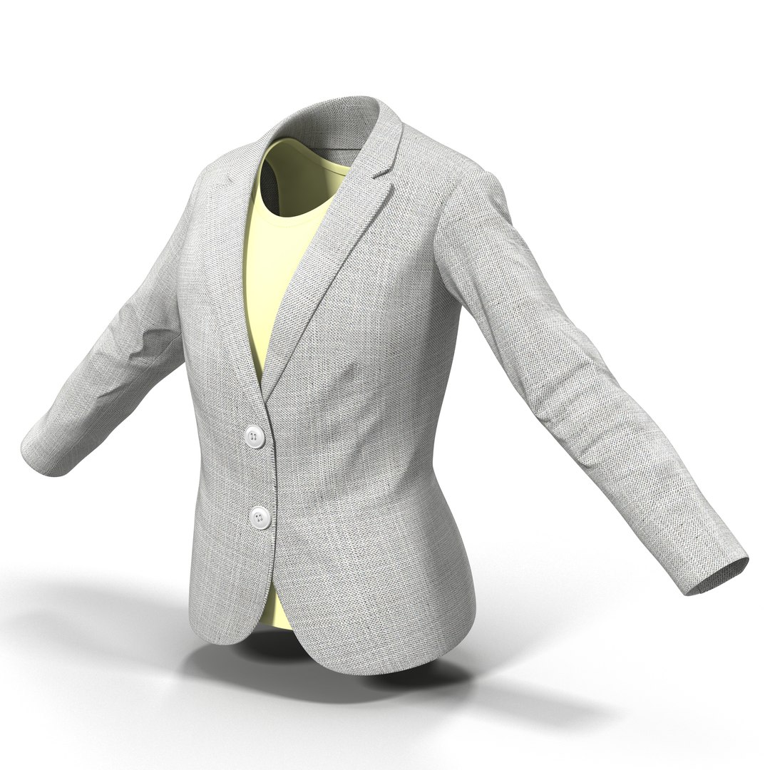Women Suit 3D model preview