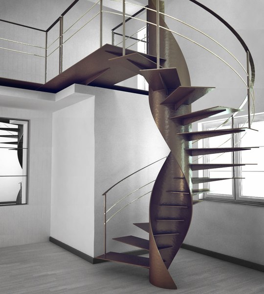 modelo 3d Escaleras de caracol - TurboSquid 691131