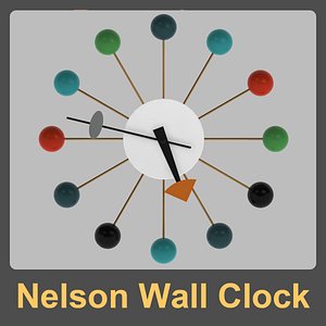 3dsmax nelson wall clock george