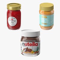 Nutella Peanut butter Jam Collection 2