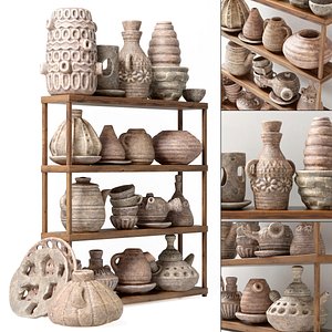 3D dishes clay