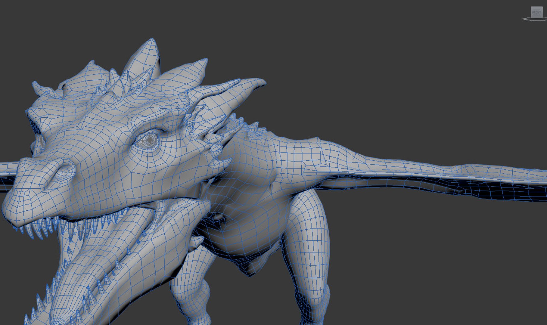 Currently making a 3D dragon model and I've been having issues with how  I'll make the head and the mouth, any tips on how I can do it? : r/blender