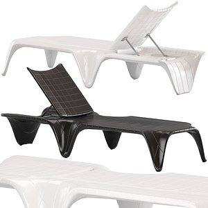 3D F3 Sun Lounger by Fabio Novembre