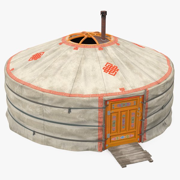 3D yurt mongolian nomads