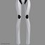 女性ロボットAndroid Rigged