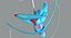 女性ロボットAndroid Rigged