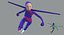 女性ロボットAndroid Rigged