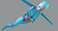 女性ロボットAndroid Rigged