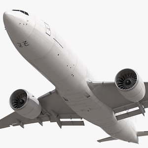 Boeing 777 Freighter Generic Rigged 3D Model