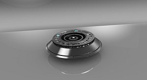 3d model of component ear robot