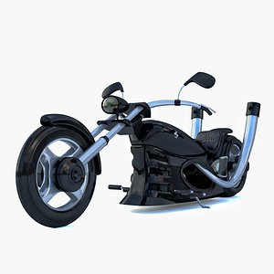 chopper black 3D model
