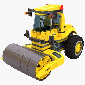 Lego Road Roller 3D model