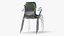 3D model modern stackable chair