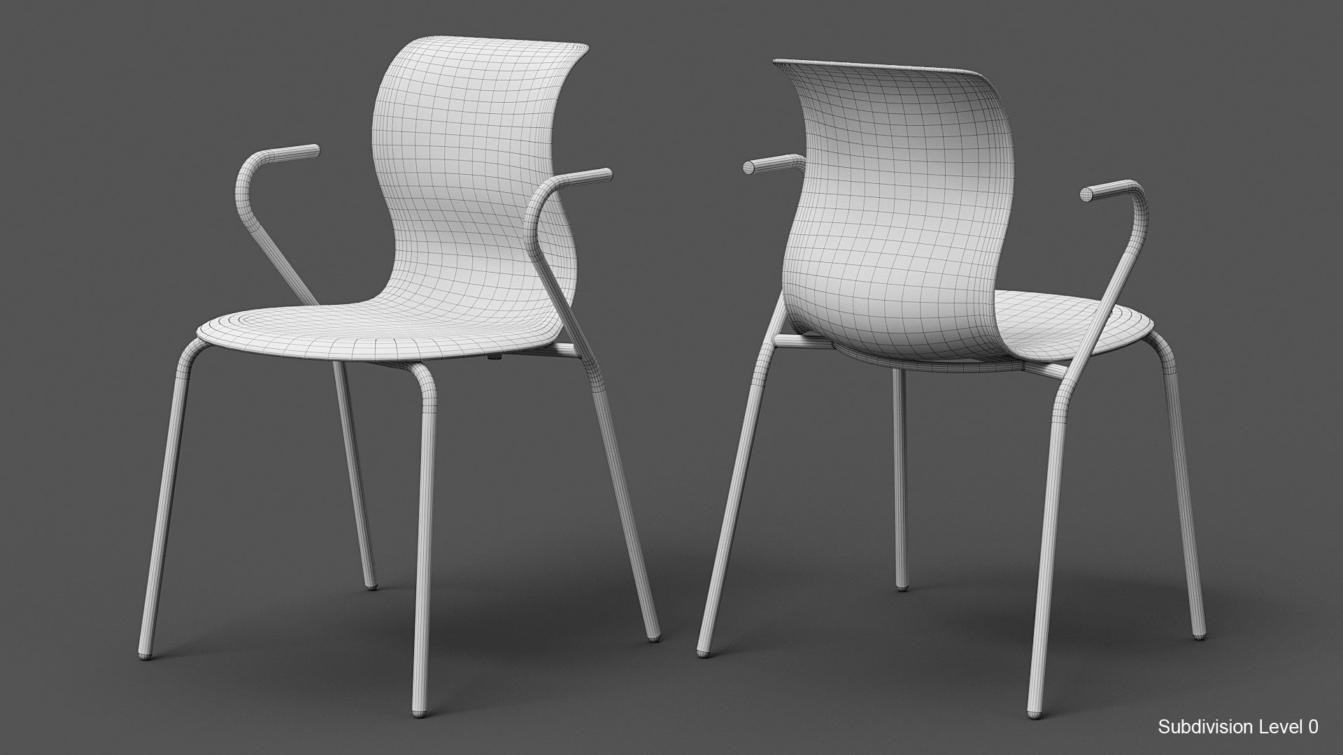 3D Model Modern Stackable Chair - TurboSquid 1617430