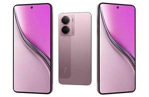 Realme P3 5G Nebula Pink Low Poly