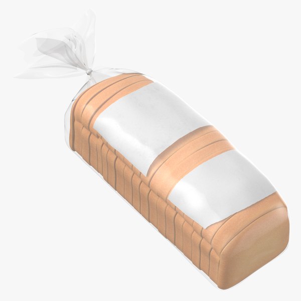 Baked Bread Blank and Generic Label 3D