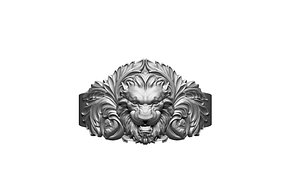 lion ring 3D model