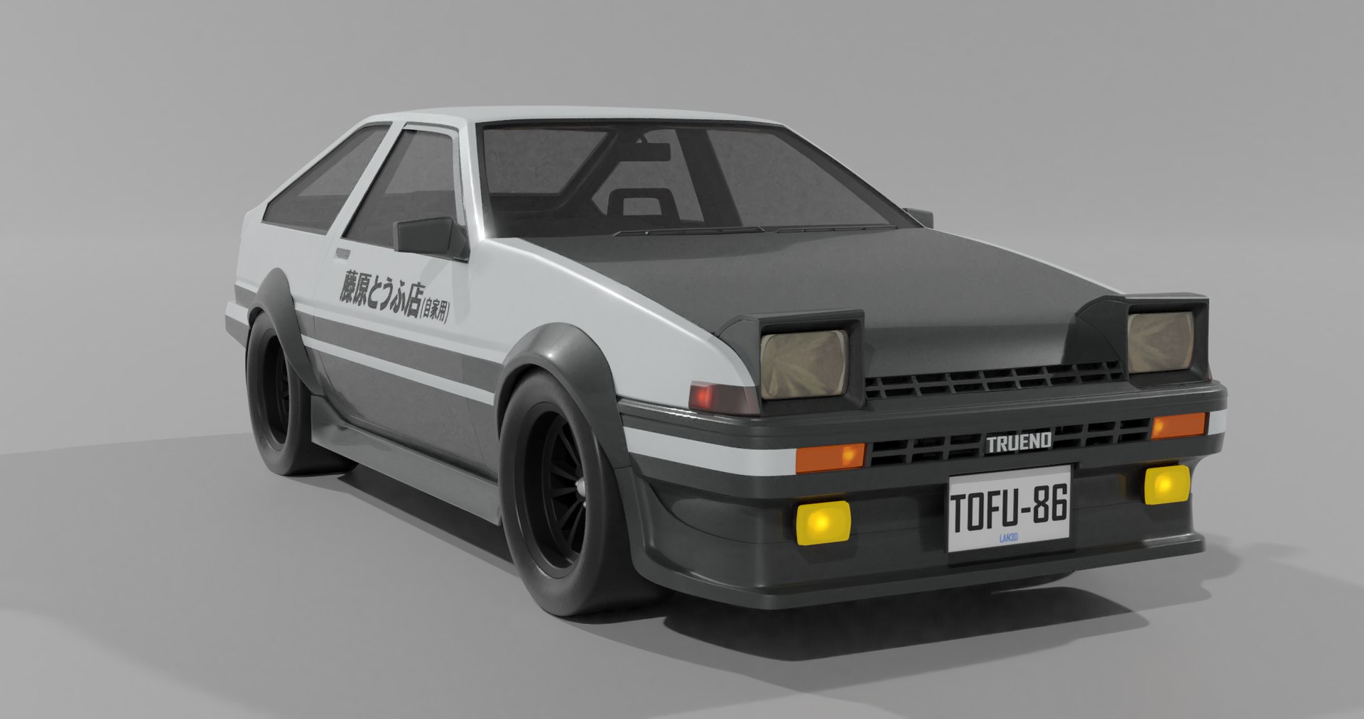 Toyota trueno ae86 такуми