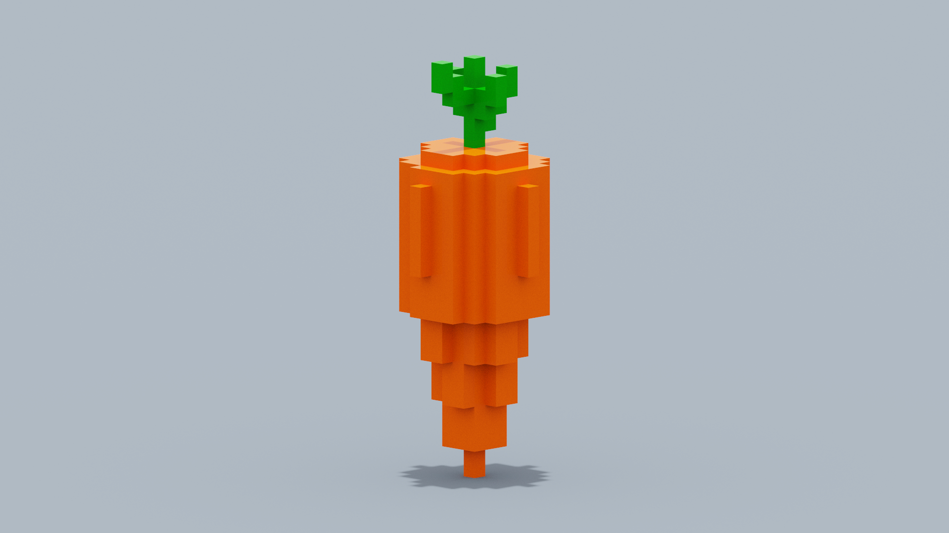 Voxel Carrot Model - TurboSquid 1948353