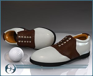 3d model of golf shoe