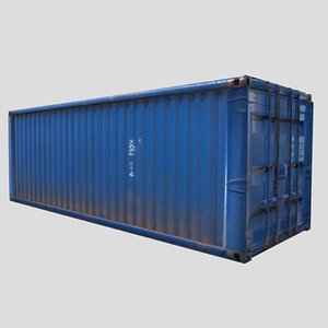 3D model Container Low-Poly