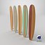 Wooden Longboard Surf