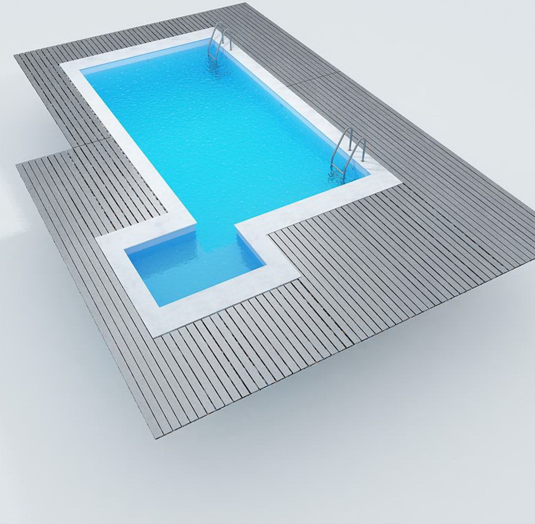 Pool 02 3d Model