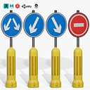 Traffic Bollards Island E
