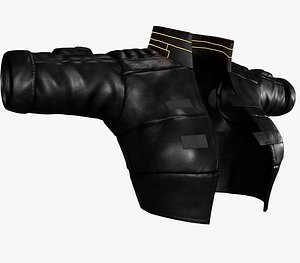 woman cyberpunk jacket 3D model