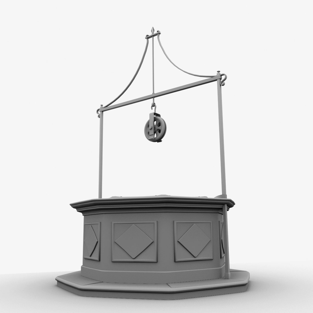 3d Medieval Water Model
