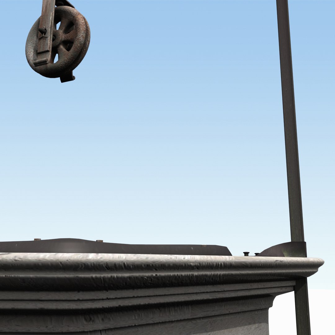 3d Medieval Water Model